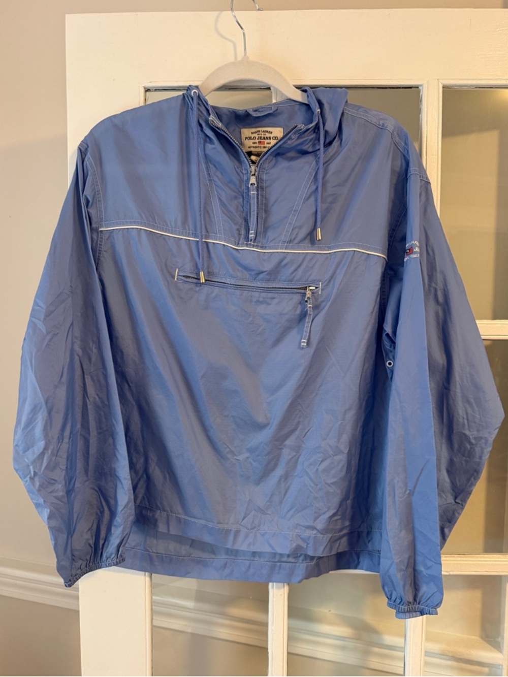 Polo Ralph Lauren Light Blue Windbreaker Pullover